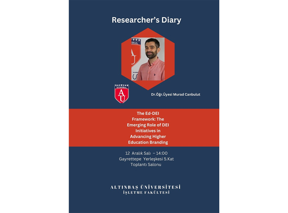 Researcher's Diary Yüksek Eğitim Kurumlarındaki çeşitlilik, eşitlik ve kapsayıcılık