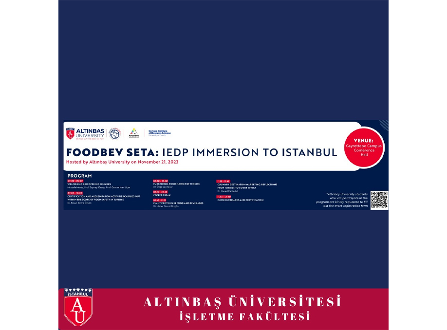 FoodBev SETA IEDP Immersion to Istanbul event