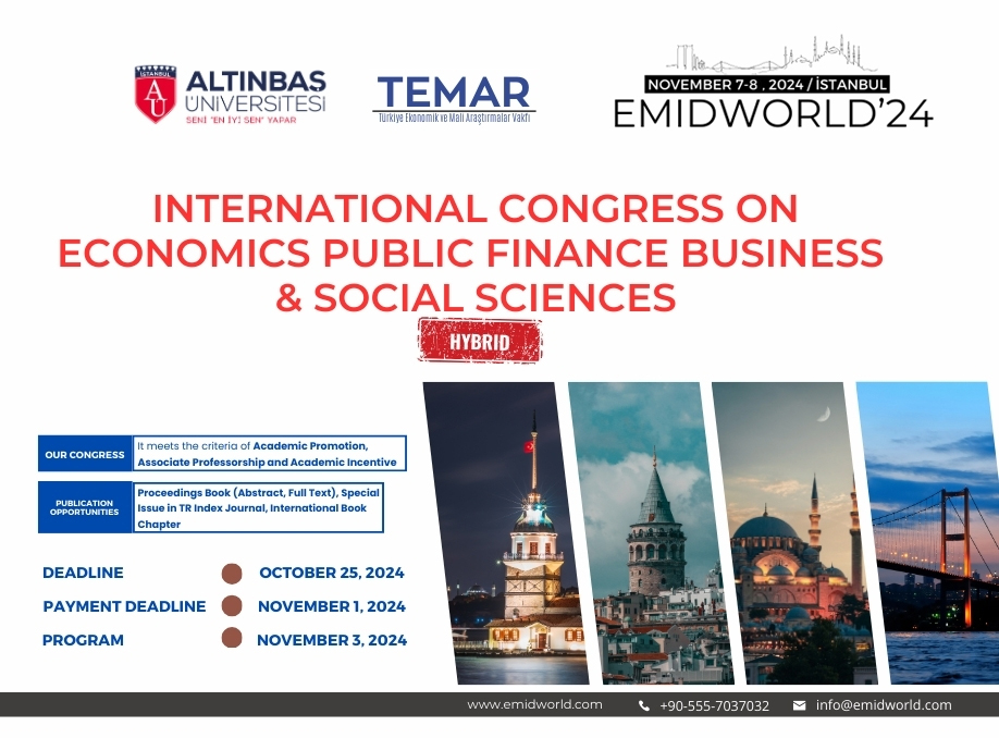 International Congress on Economics Public Finance Business & Social Sciences 