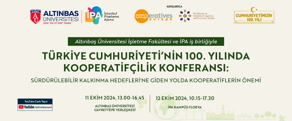 Conference on Cooperatives in the 100th Anniversary of the Republic of Türkiye 