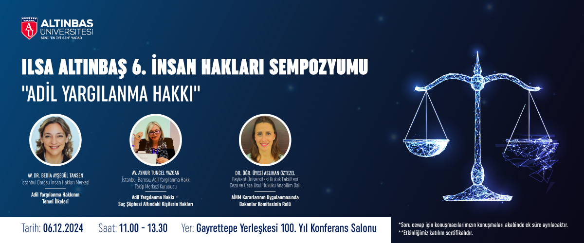 ILSA Altınbaş 6th Human Rights Symposium 