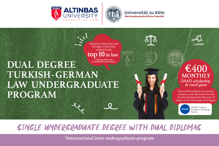 New Scholarship for Dual Degree Turkish-German Law Undergraduate Program