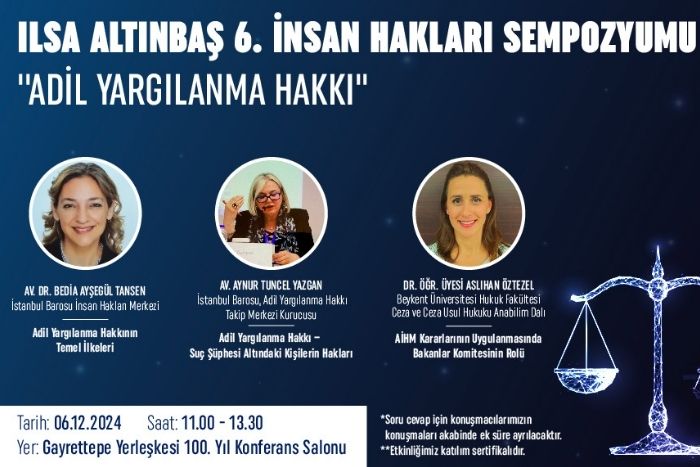 ILSA Altınbaş 6. İnsan Hakları Sempozyumu 