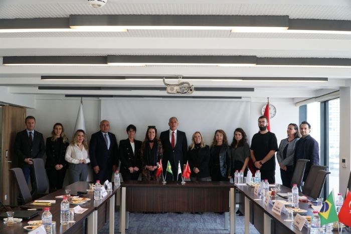 Brezilyalı değerli maden temsilcilerinden Altınbaş’a ziyaret