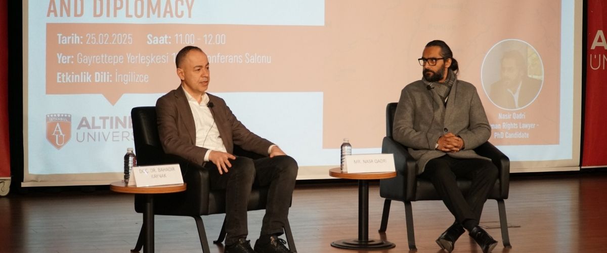 Geopolitical and legal dimensions of Kashmir discussed at Altınbaş University 