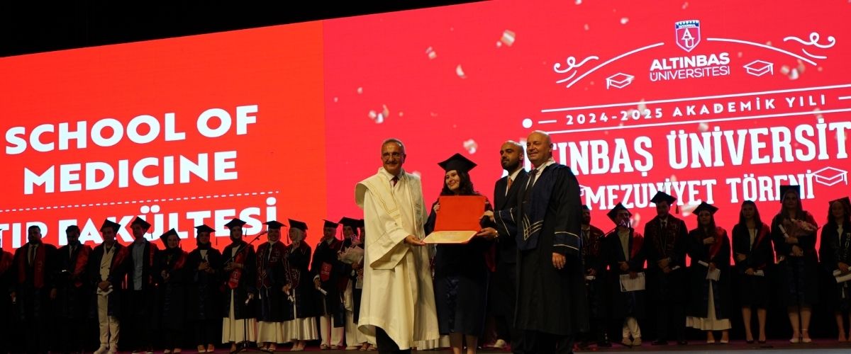 Graduation enthusiasm at Altınbaş 
